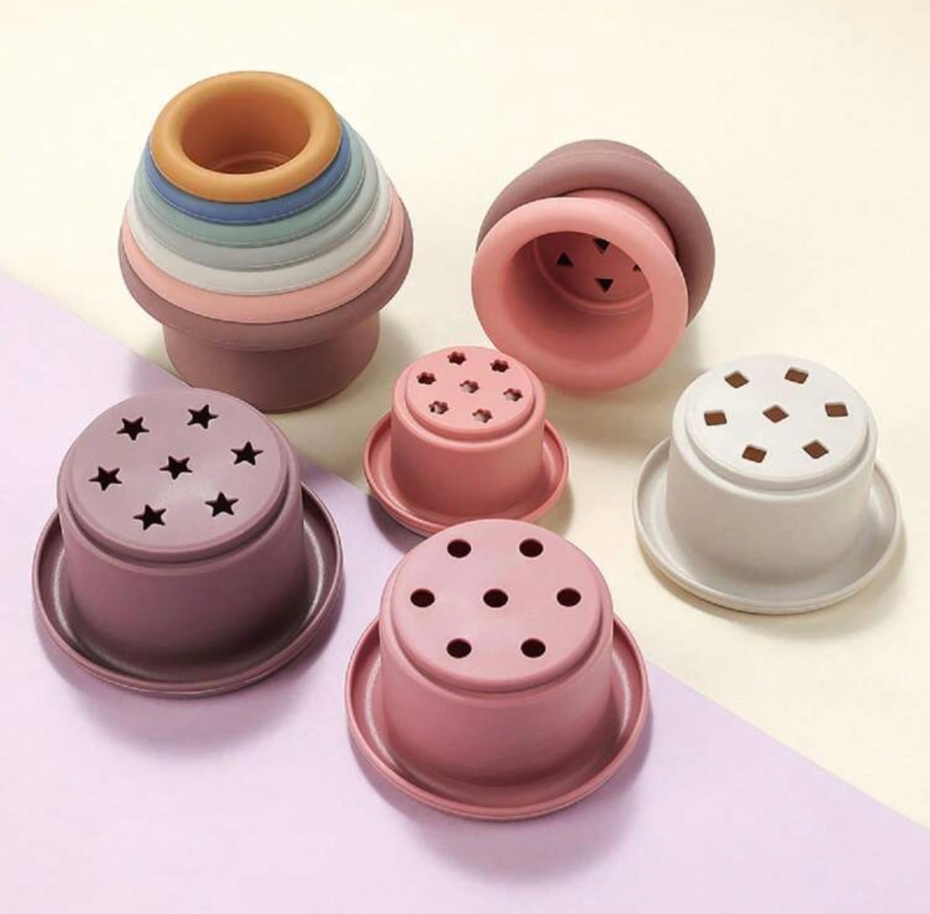 Silicone Stacking Cups