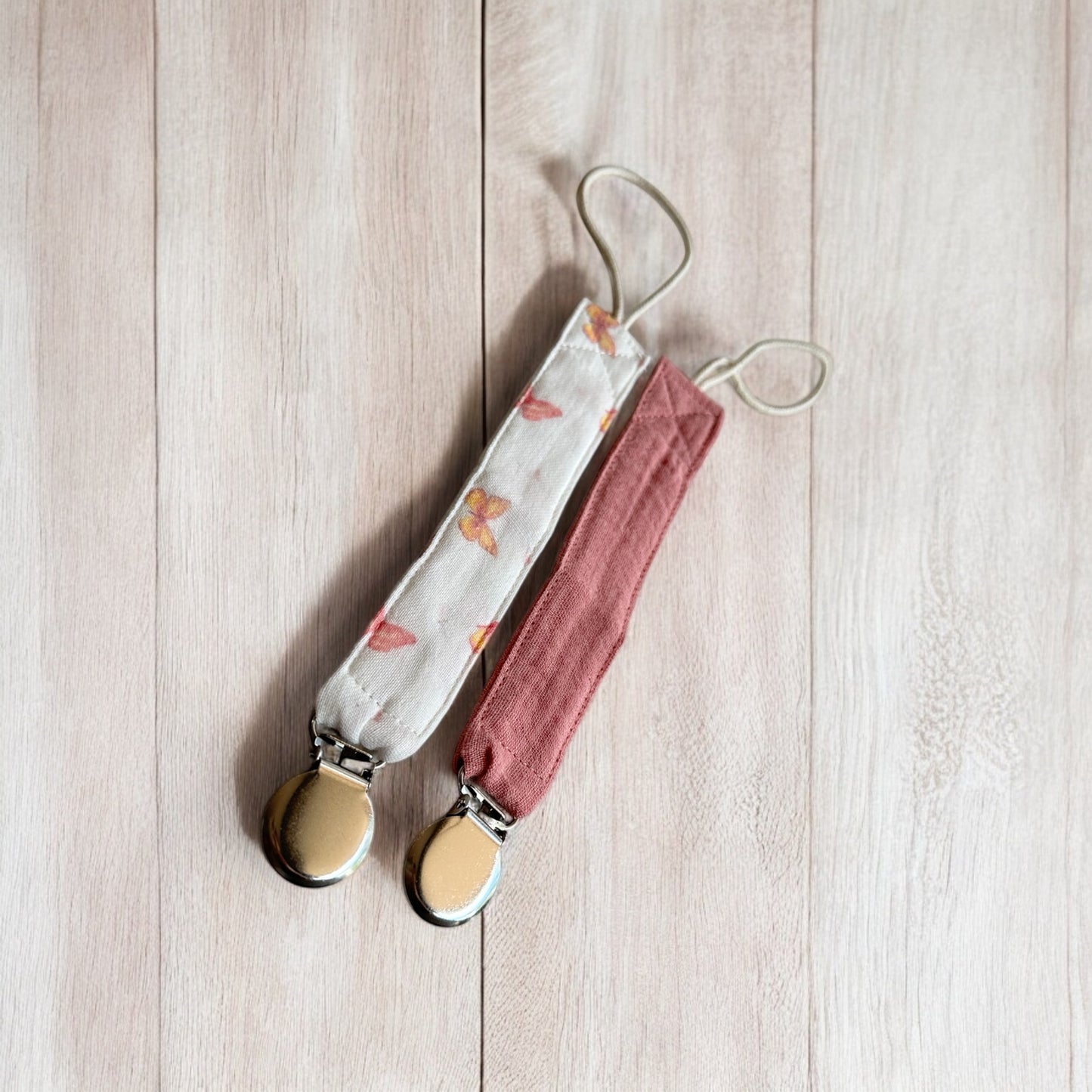 Fabric Pacifier Strap (2pack)