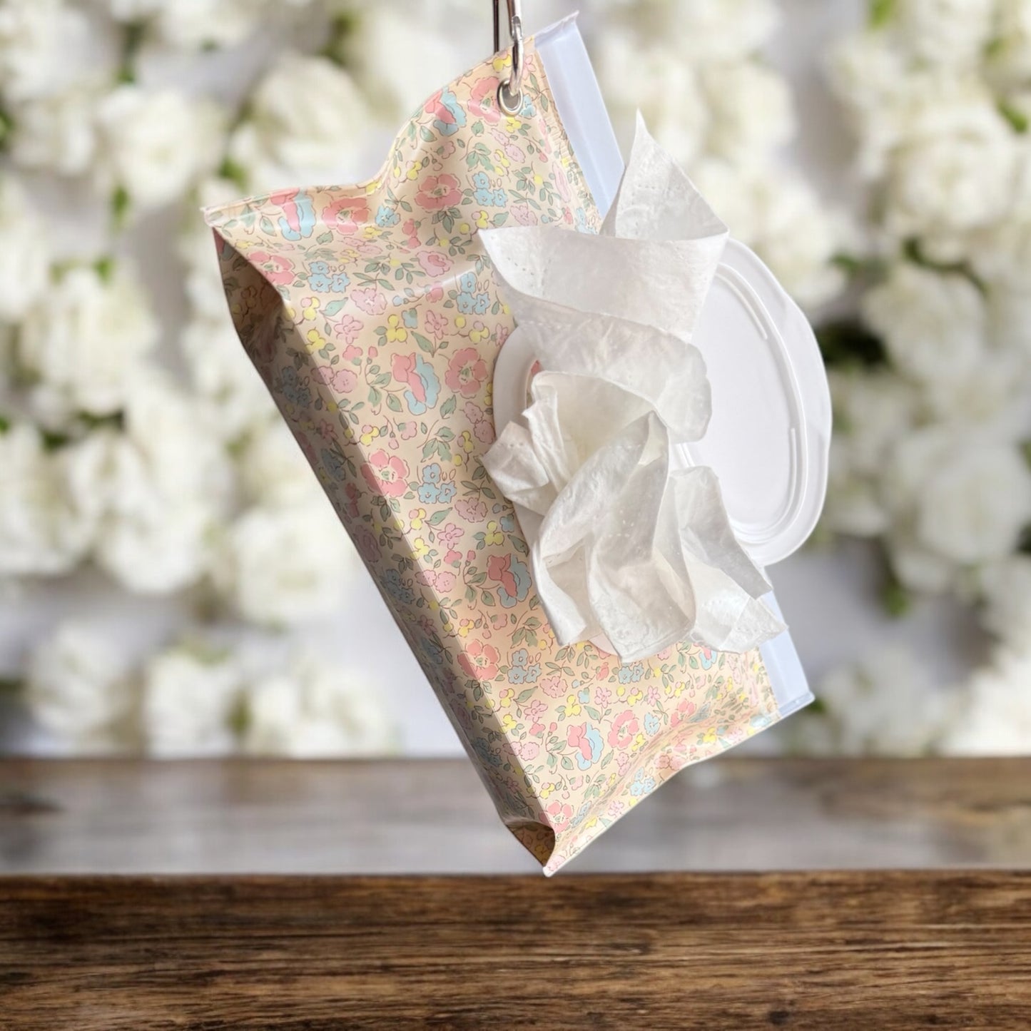 Wipe Dispenser floral (Reusable)