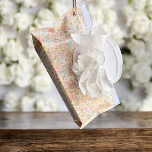Wipe Dispenser floral (Reusable)