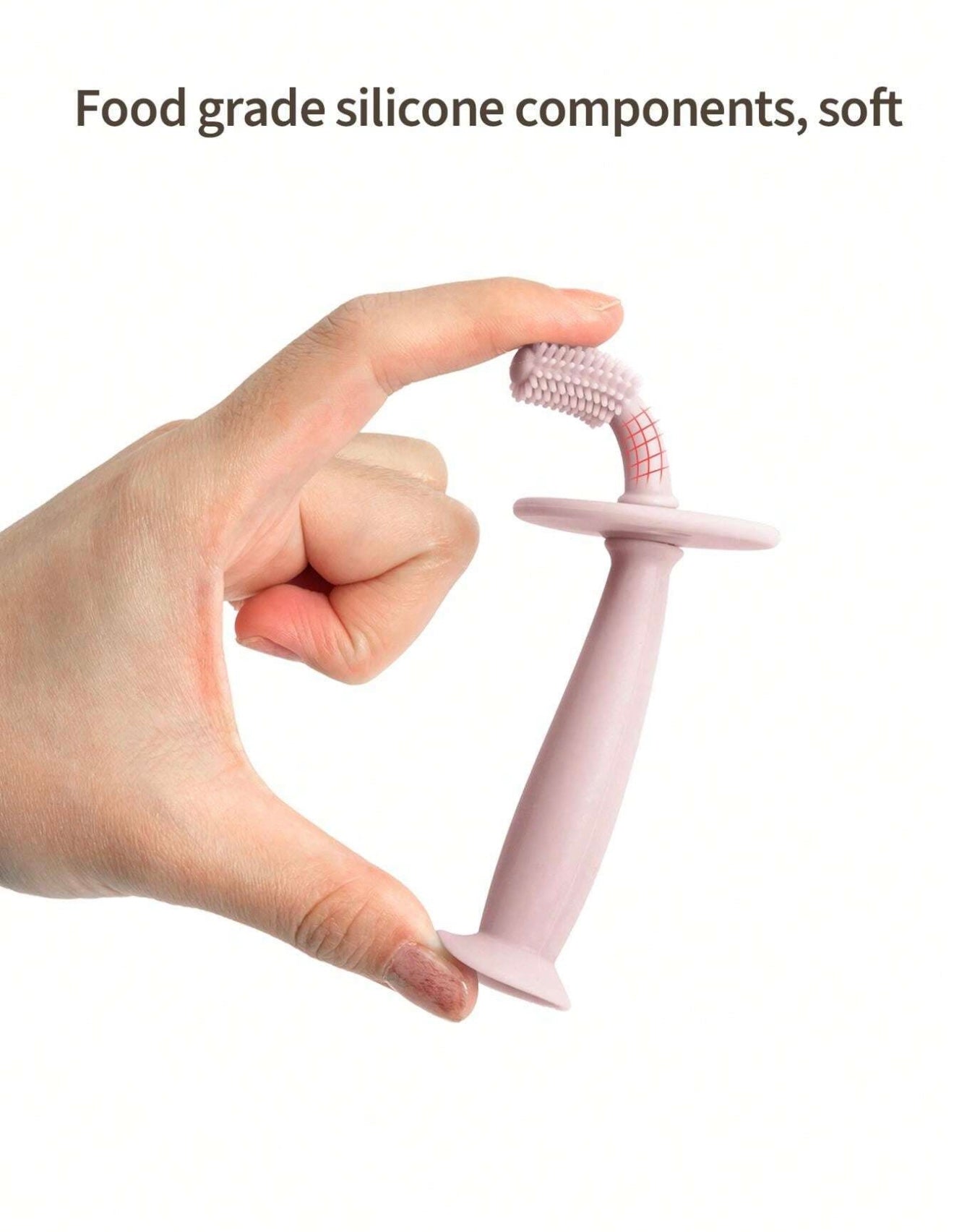 Silicone ToothBrush Set 3pack -Pink