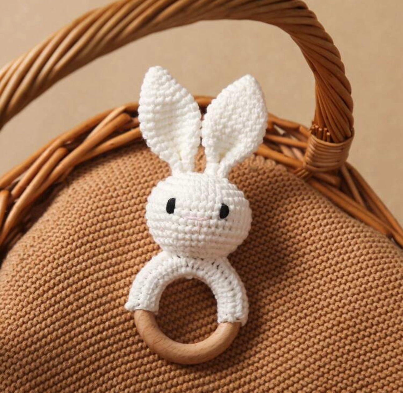 Ruby Rabbit Rattle