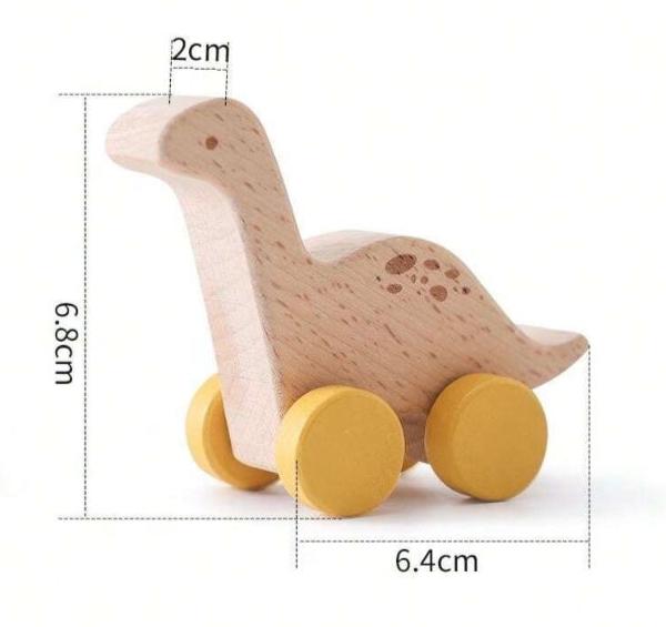 Wooden Long Neck Dino
