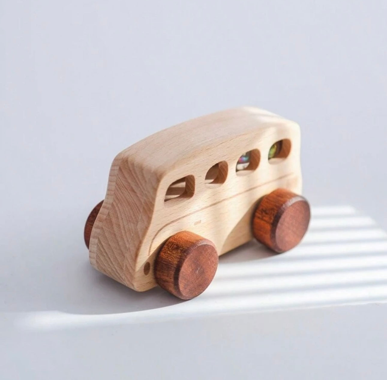 Wooden Bus Rattle