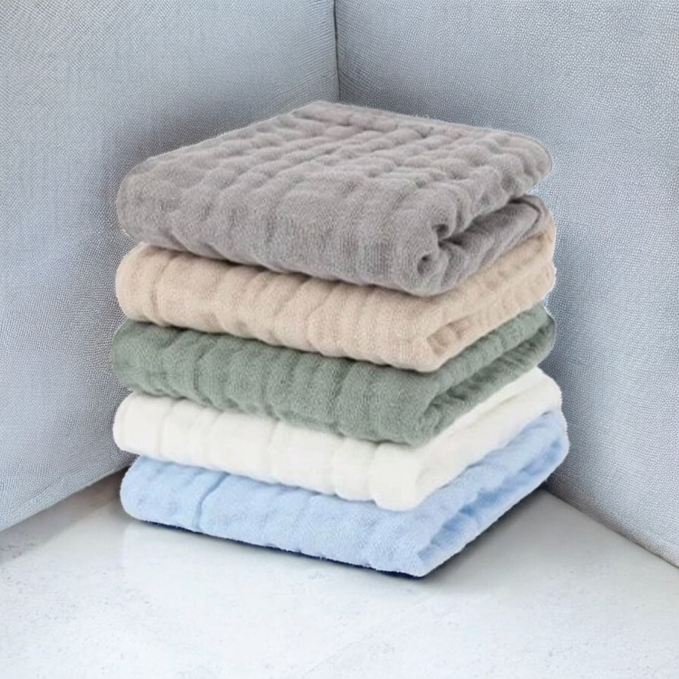Muslin burp cloths 5 pack