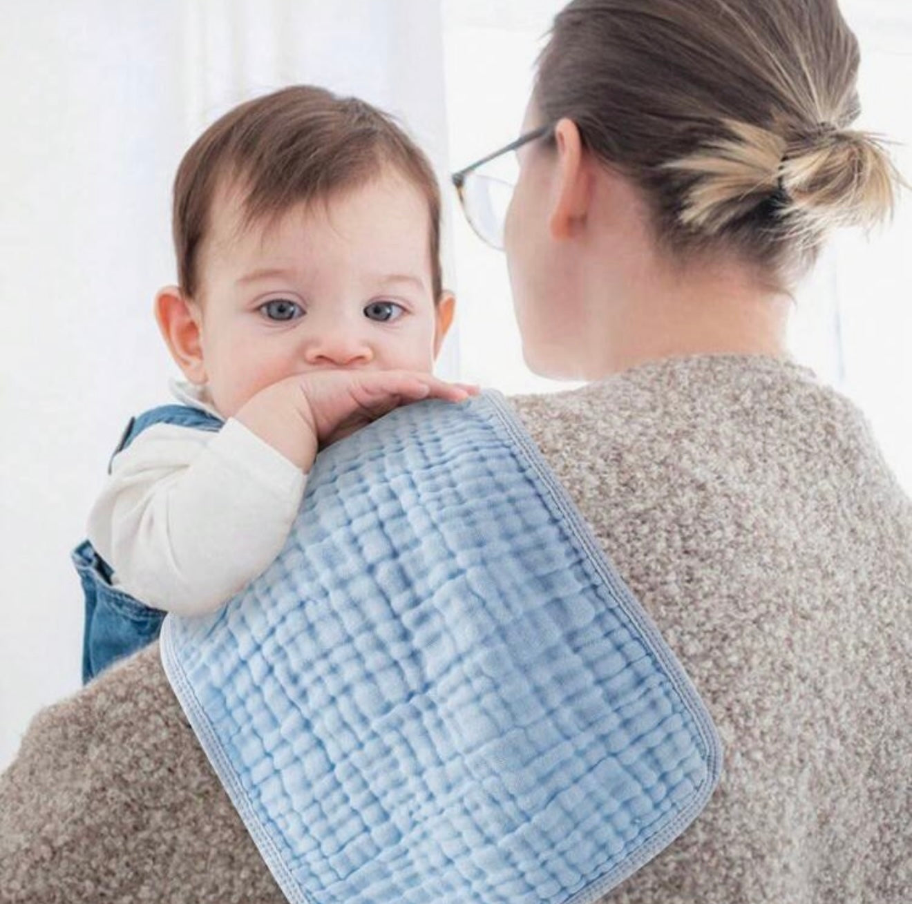 Muslin burp cloths 5 pack
