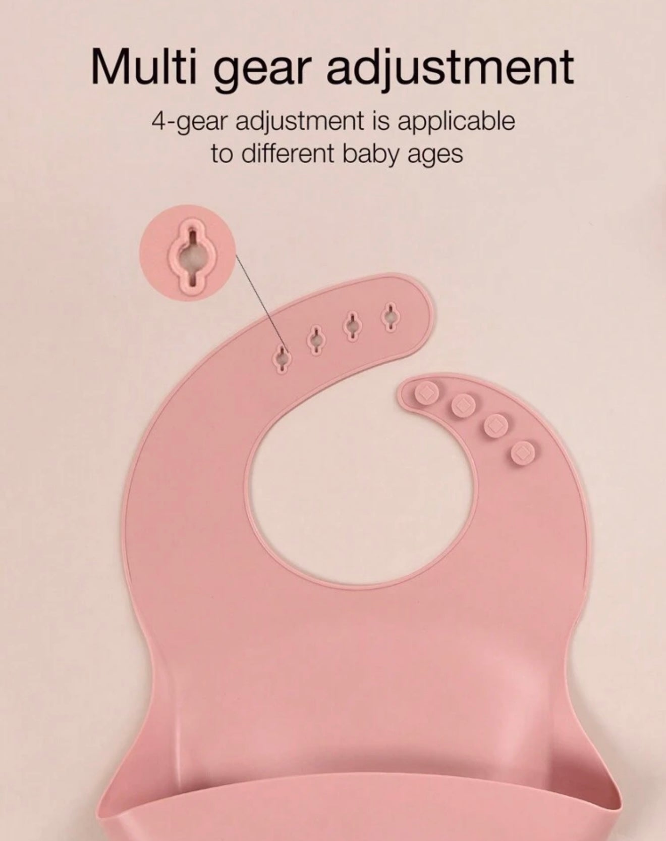 Silicone BibS Pink 2 pack