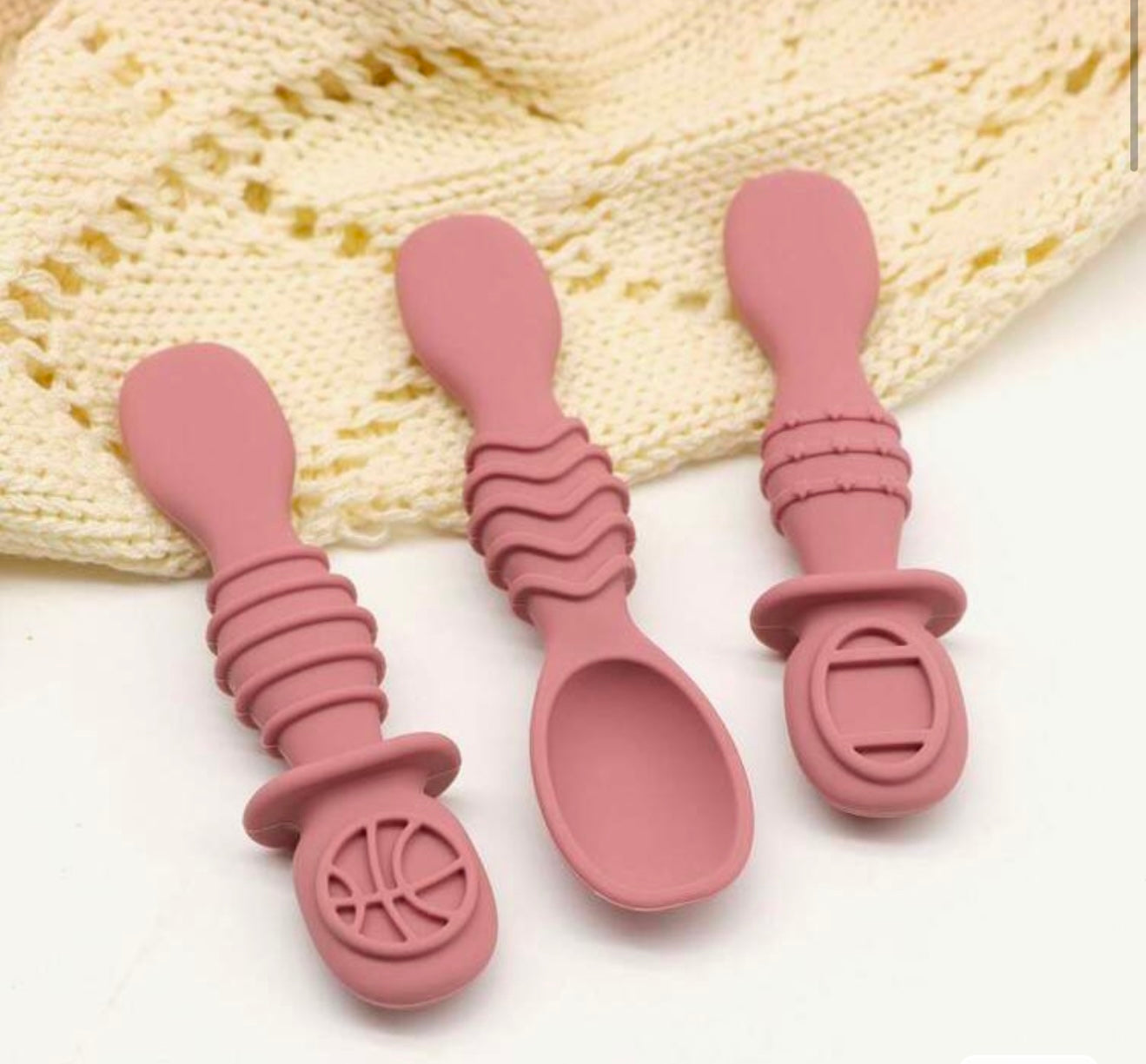 Spoon Training Set 3 pack -Pink