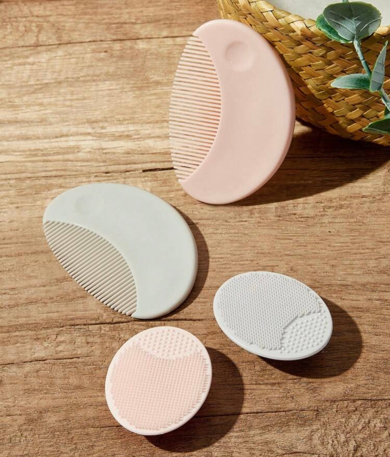 Silicone Grooming Set 2pcs