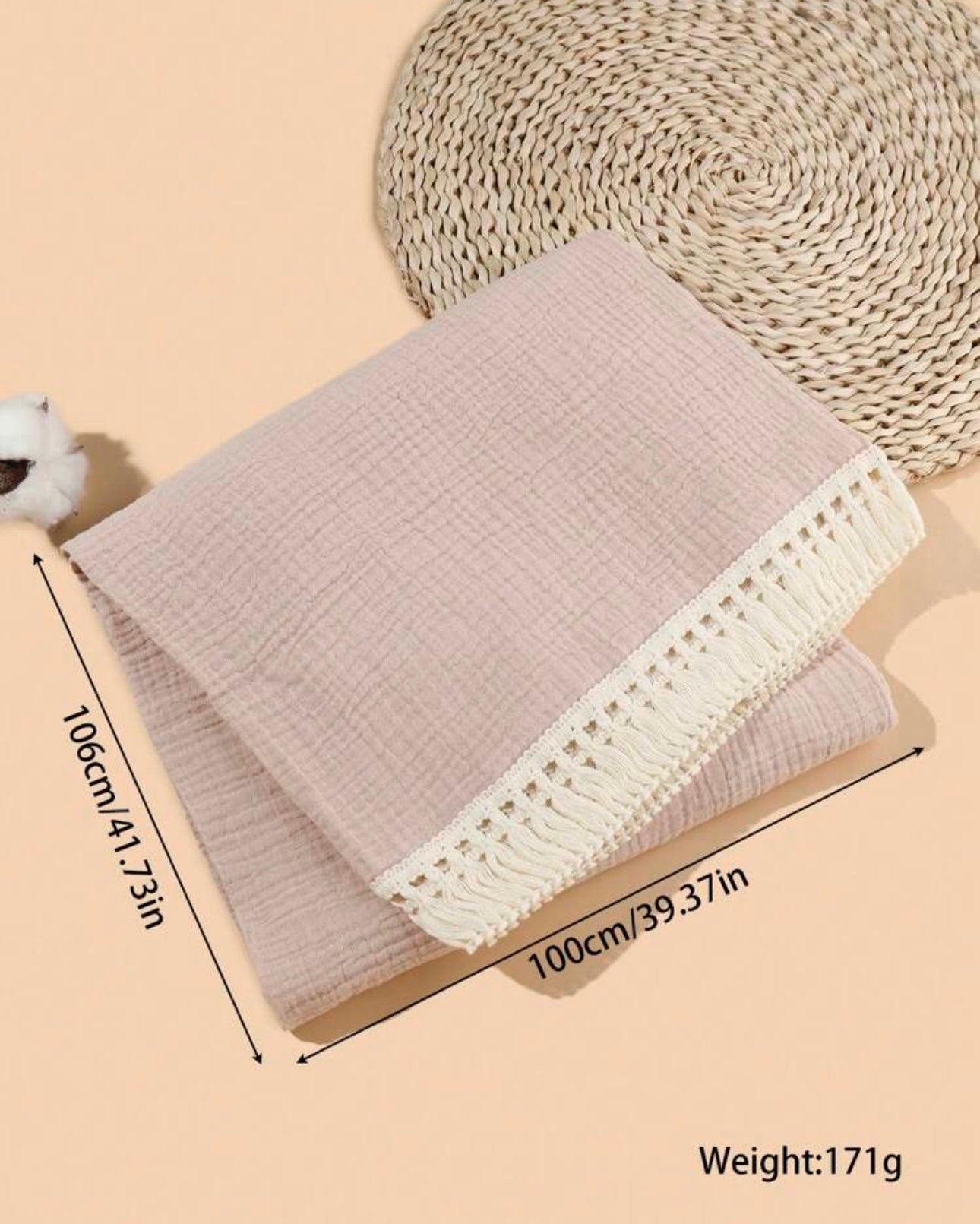 Tassel Edged Muslin