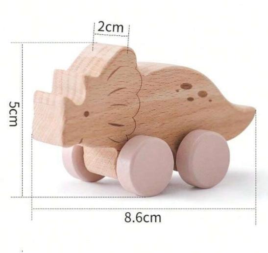 Wooden Triceratops Dino