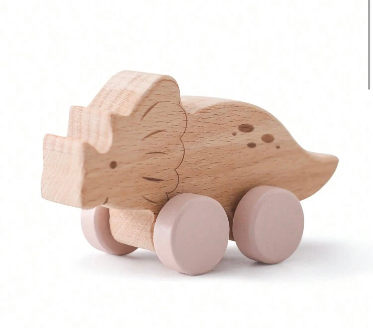 Wooden Triceratops Dino
