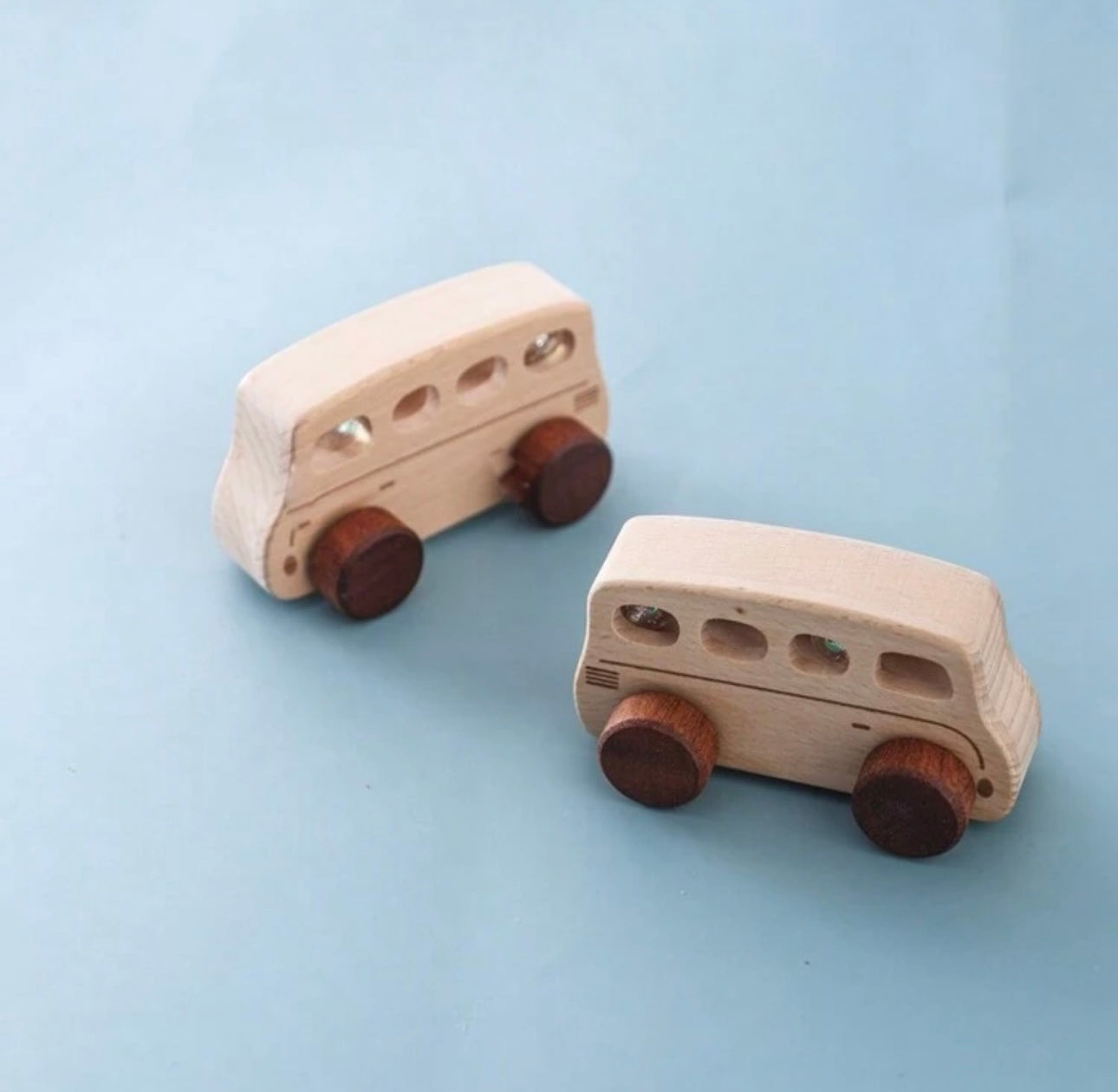 Wooden Bus Rattle