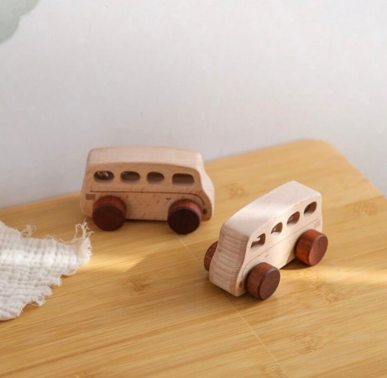 Wooden Bus Rattle