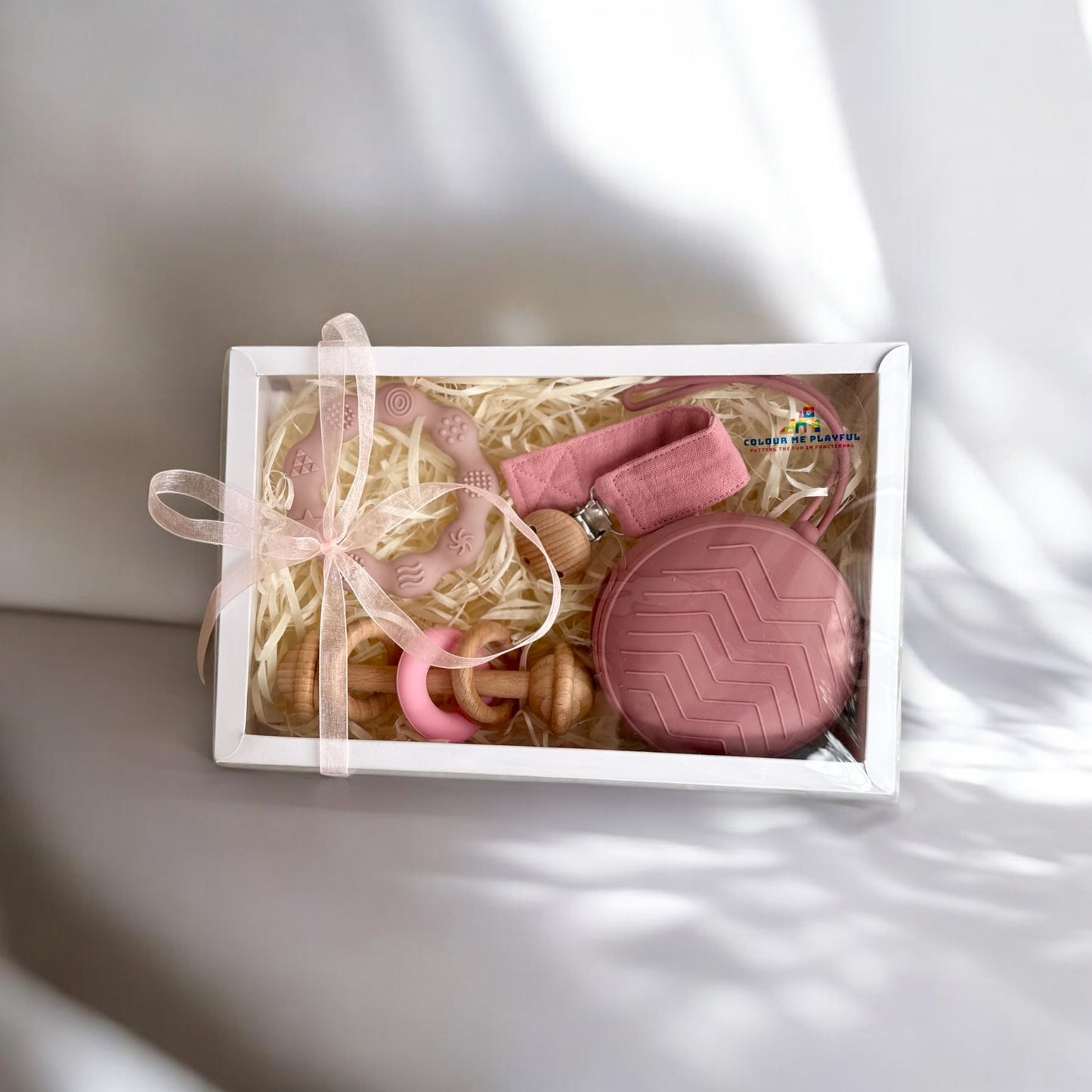 Box 5 : Teether Range Pink